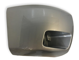 2011 Chevrolet Silverado Passenger Side Front Bumper End Cap WIth Foglight Painted Sheer Silver Metallic (WA726S)_15891682