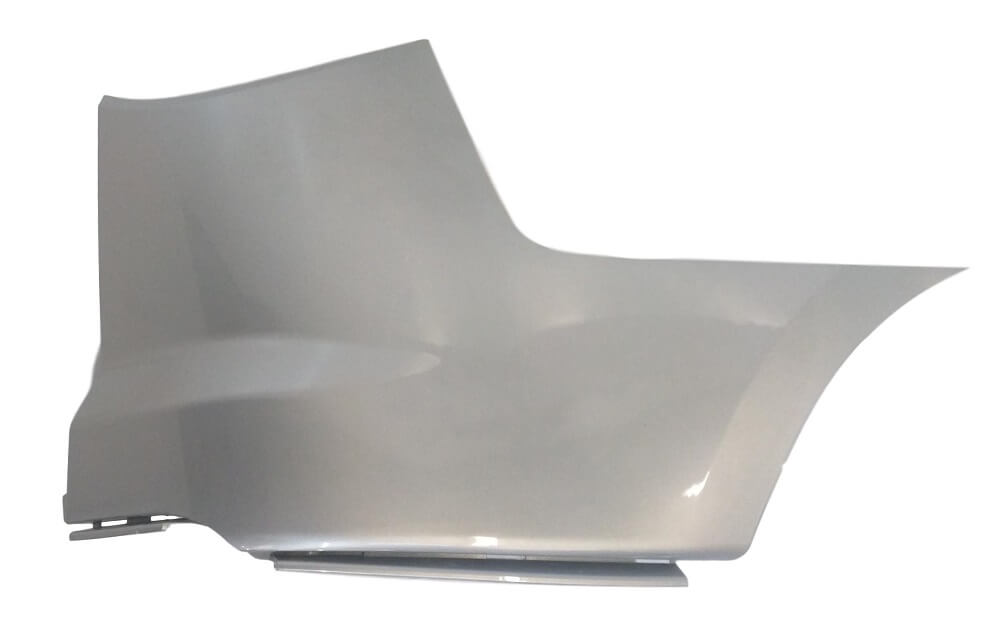 2011 Chevrolet Traverse Passenger Side Rear Bumper End Cap Painted Switchblade Silver Metallic (WA636R)