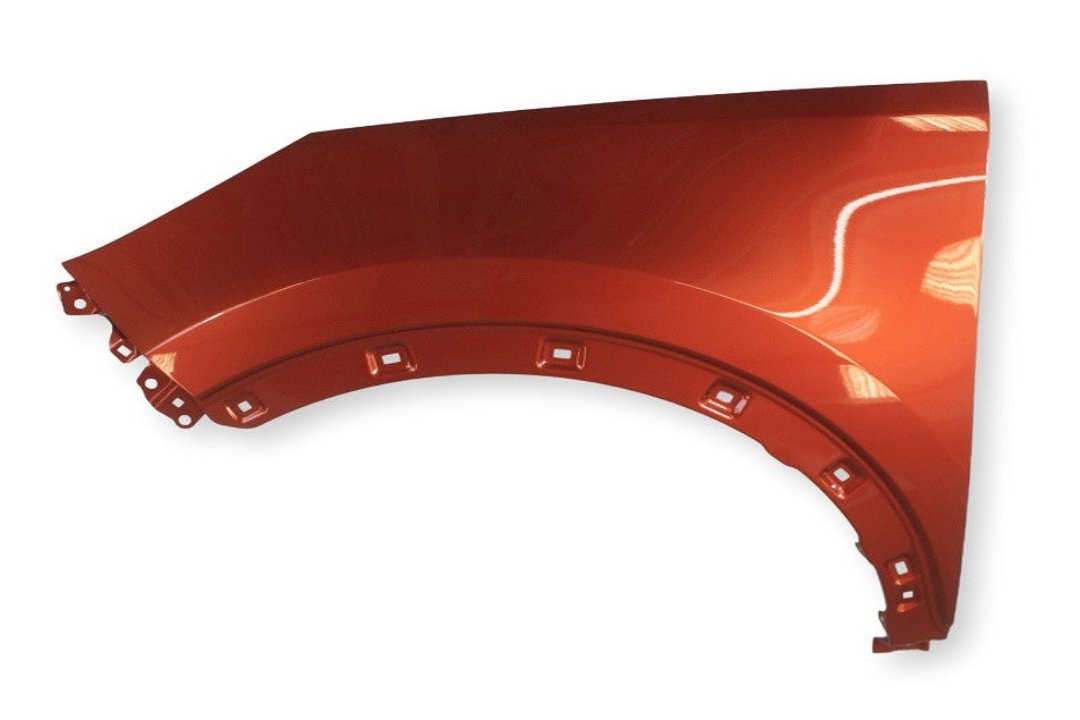 2011 Kia Sportage Fender Painted Left Driver-Side Techno Orange Metallic (D2A) 663113W000 KI1240136 ReveMoto Replacement Painted Auto Parts 