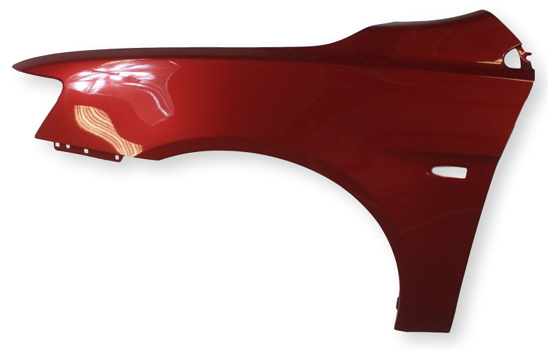 2008 Mitsubishi Lancer Driver Side Fender, , ES LS Models, Painted Rally Red Metallic (P26)