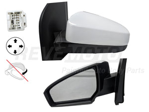 2010 Nissan Sentra : Side View Mirror Painted