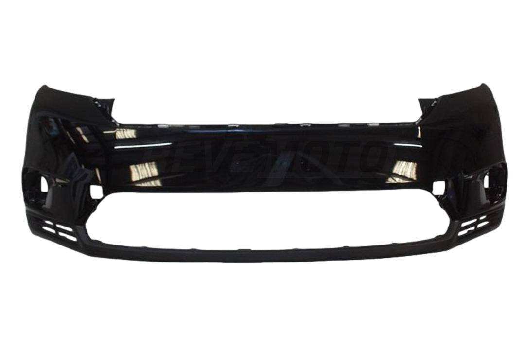  2011-2013 Toyota Highlander Front Bumper Painted Black (202) Except Hybrid 521190E914 