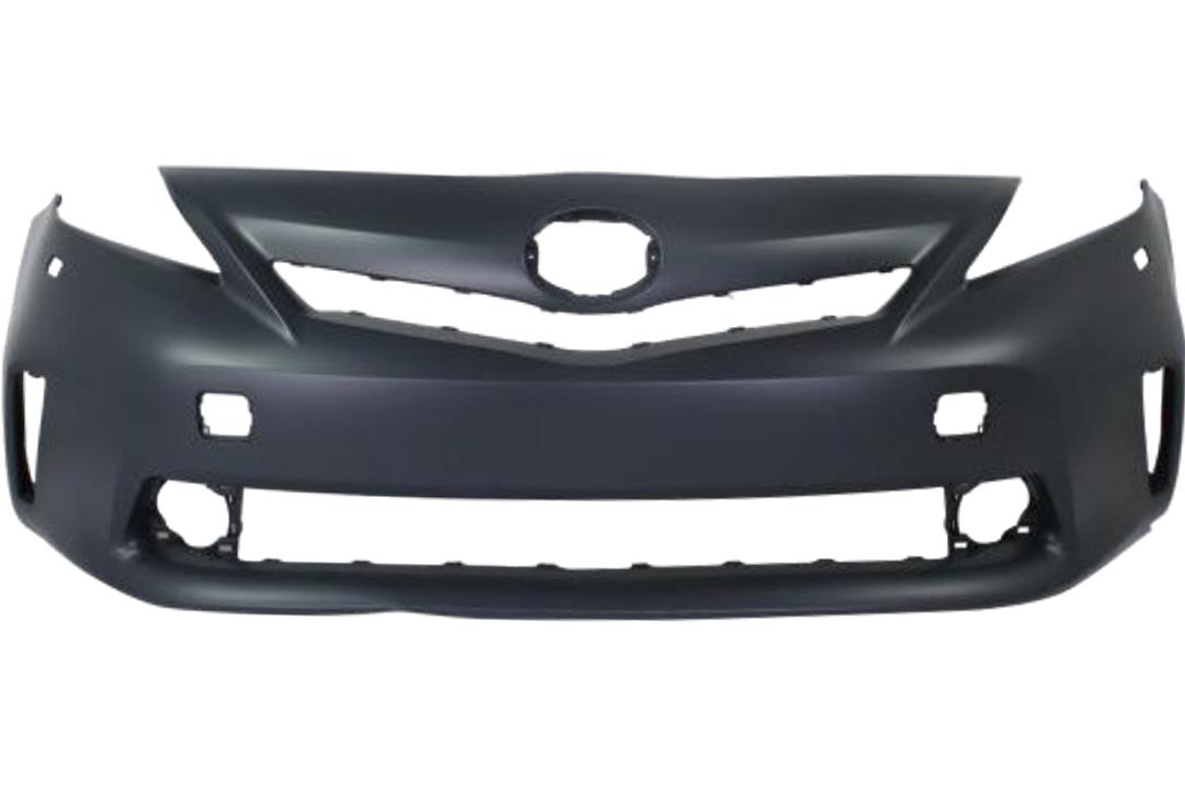 2012-2014 Toyota Prius V : Front Bumper Painted (WITH: Smart Cruise)