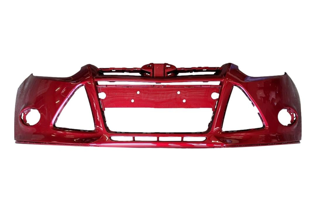 2012-2014 Ford Focus Front Bumper Painted (Sedan/Hatchback) Red Candy 2 Metallic (RZ) BM5Z17D957CAPTM FO1000664