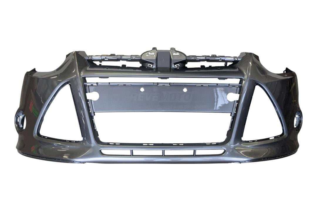 11338 2012-2014 Ford Focus Front Bumper Painted (Sedan/Hatchback) Sterling Gray Metallic (UJ) BM5Z17D957CAPTM FO1000664