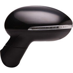 2012-2014 Kia Rio Driver Side Power Door Mirror (Sedan-Hatchback; Heated; w-Turn Signal; Power Folding) KI1320166