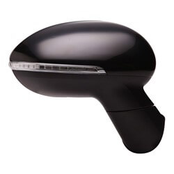 2012-2014 Kia Rio Passenger Side Power Door Mirror (Sedan-Hatchback; Heated; w-Turn Signal; Power Folding) KI1321166
