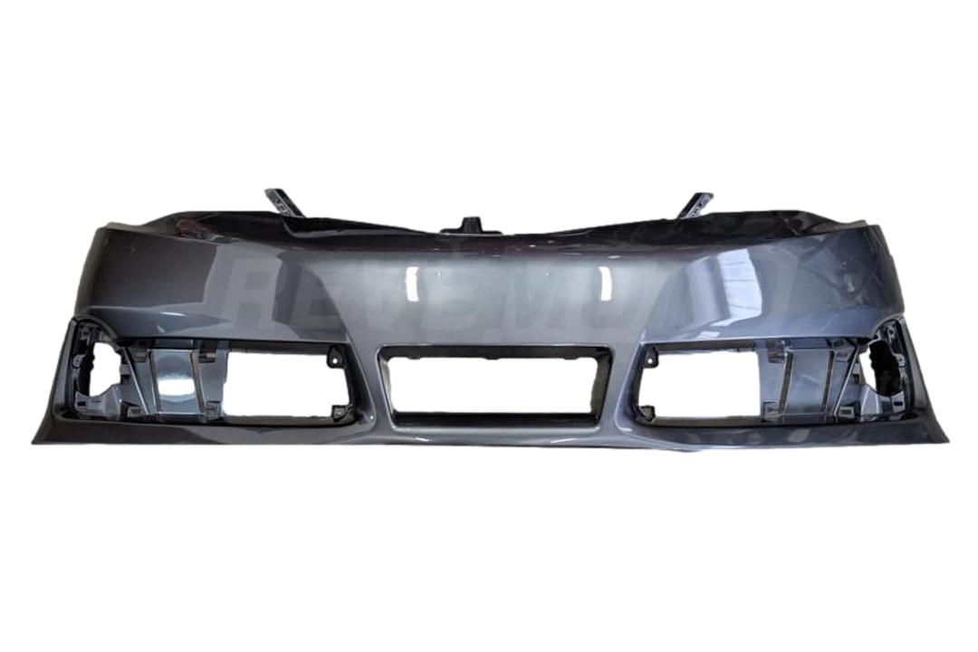 2012-2014 Toyota Camry Front Bumper Cover Painted Magnetic Gray Metallic (1G3) SE Models 5211906975 TO1000379 ReveMoto Painted Auto Parts Replacement 