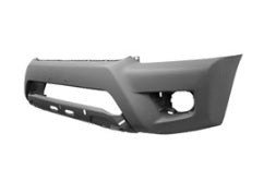2012-2015 Toyota Tacoma Front Bumper for Base and Pre-Runner Models, Without Flare Holes TO1000385