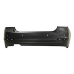2012-2015 BMW 3Series Rear Bumper; Sedan -  w_o M Sport Line; w_ Park Assist Sensor Holes; w_o Molding Holes; w_ Park Distance Cover Sensor Holes; F30 328I; BM1100257; 51127312728