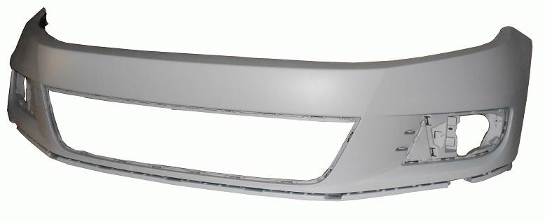 2012-2016 Volkswagen Tiguan Front Bumper (Type 2; w/o Head Light Washer Holes; w/o Park Assist Holes) - VW1000211