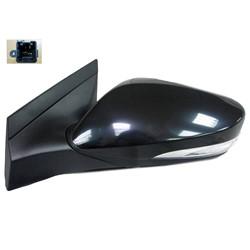 2012-2017 Hyundai Accent Driver Side Power Door Mirror (Hatchback-Sedan; Heated; w- Turn Signal; w-o BSG; Power; Manual Folding) HY1320183
