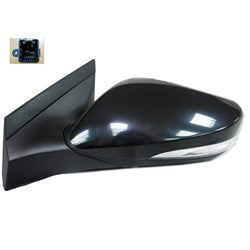 2012-2017 Hyundai Accent Driver Side Power Door Mirror (Hatchback-Sedan; Non-Heated; w- Turn Signal; w-o BSG; Power; Manual Folding) HY1320182