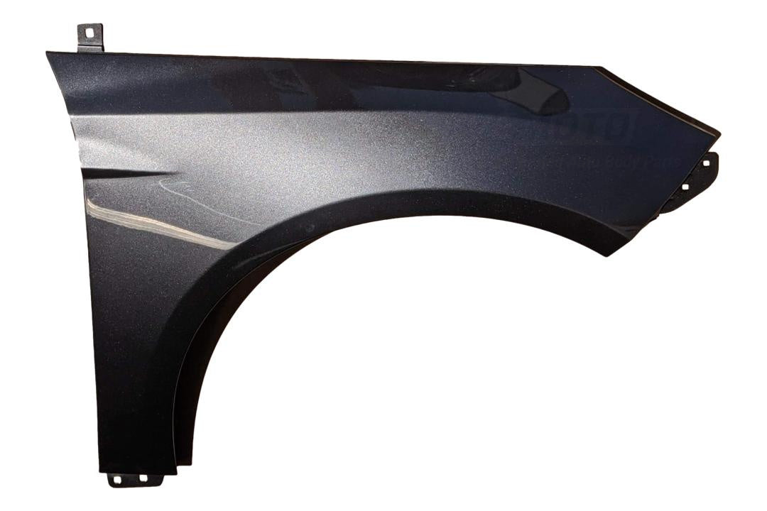 9772 2012-2018 Ford Focus Fender Painted - Magnetic Metallic (J7), Right, Passenger-side, Without Side Lamp Holes Magnetic Metallic (J7) BM5Z16005A FO1241287 