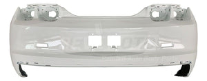 2010 Chevrolet Camaro Rear Bumper Painted - Olympic White (WA8624) _ Convertible_Coupe_ Without Park Assist Sensor Holes 22766176_GM1100846