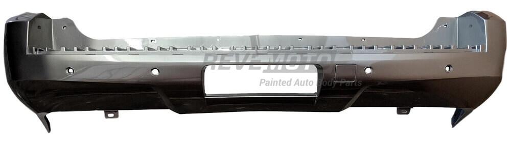 2008 Chevrolet Tahoe Rear Bumper, With Parking Sensors, Without OFF-Road Package, Painted Graystone Metallic (WA213M)
