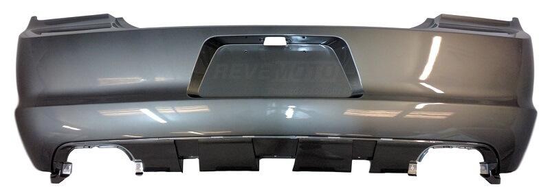 2011-2014 Dodge Charger Rear Bumper Painted Tungsten Metallic (PDM) WITHOUT Sensors