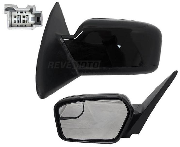 2011 Ford Fusion Side View Mirror Painted (Driver-side, Front View), Ebony (UA), Non-Heated, Without Puddle Light, With Blind Spot Glass, Without Blind Spot Detection_BE5Z17683AA - ReveMoto