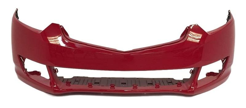 2013 Acura TSX Front Bumper Painted Milano Red (R81), Sedan Without Parking Sensor Holes