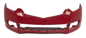2013 Acura TSX Front Bumper Painted Milano Red (R81), Sedan Without Parking Sensor Holes