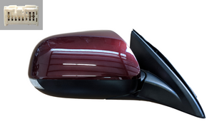 2009 Acura TSX Passenger Side Door Mirror Basque Red Pearl (R530P)