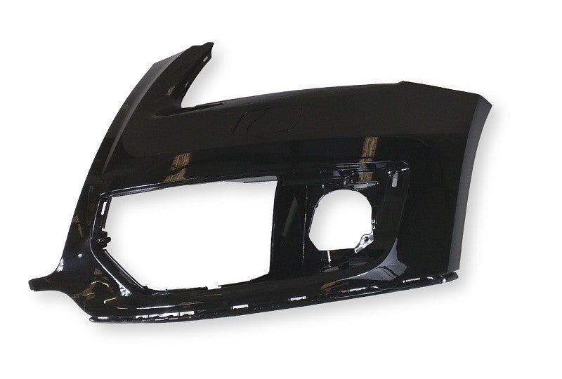 2009 Audi Q5 Front Bumper Painted Brilliant Black (LY9B), Without Parking Sensors