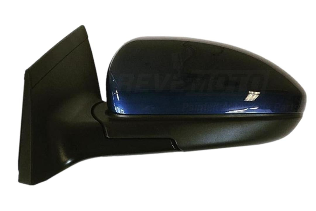 2013 Chevrolet Cruze Side View Mirror Painted Luxo Blue Metallic (WA933L) Driver Side