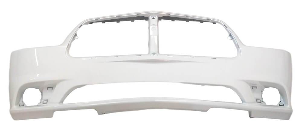2011 Dodge Charger Front Bumper Painted Bright White (PW7)