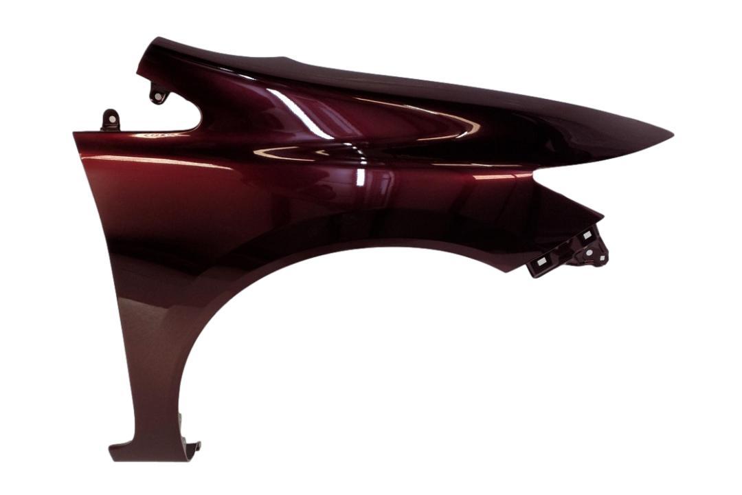 2012-2015 Honda Civic Fender Painted (Coupe/Sedan/Hybrid)_Crimson_Pearl_R543P_Right, Passenger-Side_ 60211TR6305ZZ_ HO1241181