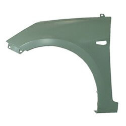2012 Hyundai Accent Driver Side Front Fender (Hatchback/Sedan; w/ Side Light Holes) HY1240153