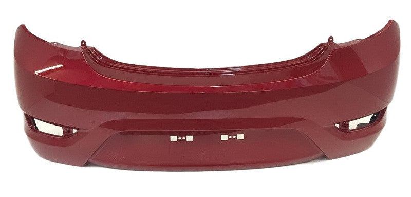 2014 Hyundai Accent Rear Bumper (Hatchback) Painted Boston Red Pear (P9R)