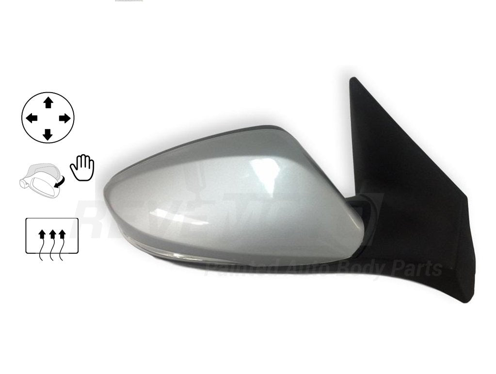 2013 Hyundai Elantra Side View Mirror Painted (OE Replacement; Passenger-side)