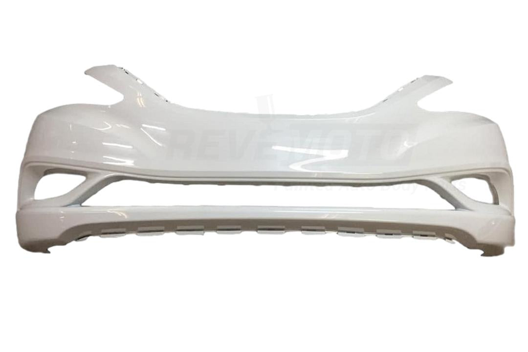 2011-2013 Hyundai Sonata Front Bumper Painted Shimmering White Pearl/White Tricoat (WJ) 865113Q000