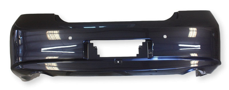 2010 Infiniti G37 Rear Bumper Painted Blue Slate Pearl (K52), Sedan, With Parking Sensors