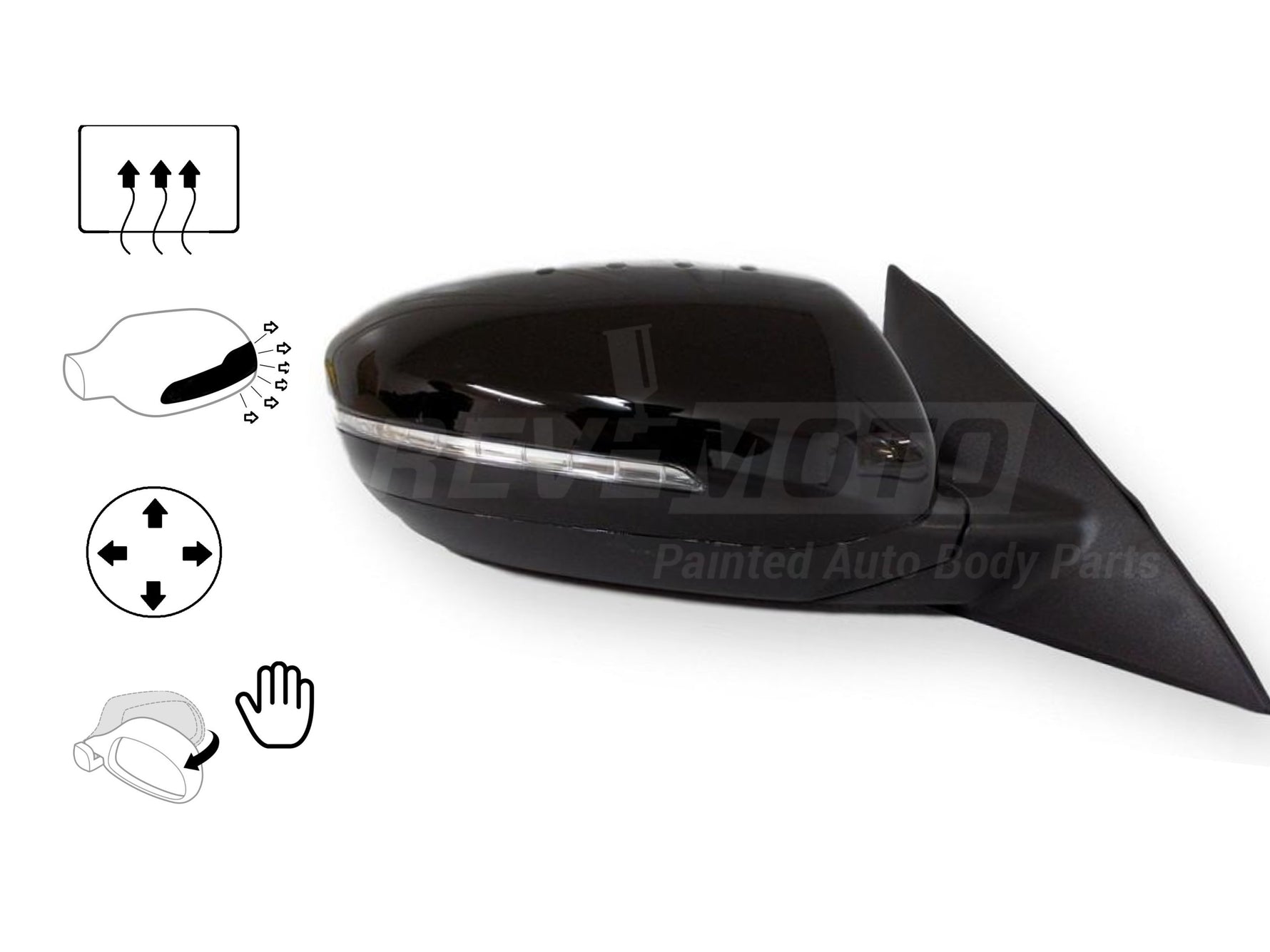 2011 Kia Optima Side View Mirror Painted