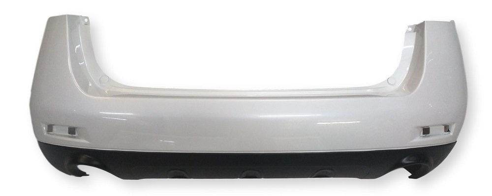 2012 Nissan Murano Rear Bumper Painted White Pearl (QAB)