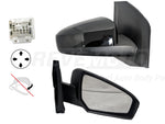 2012 Nissan Sentra Passenger Side View Mirror Power, Non-Folding, Non-Heated Painted Black Obsidian (KH3)_96301ET01E
