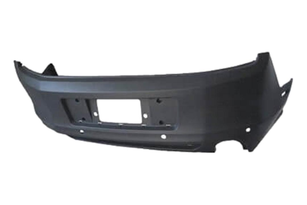 2013-2014 Ford Mustang Rear Bumper Painted WITH: App Package WITHOUT Reverse Sensors, Painted Ebony (UA) DR3Z17K835APTM FO1100688