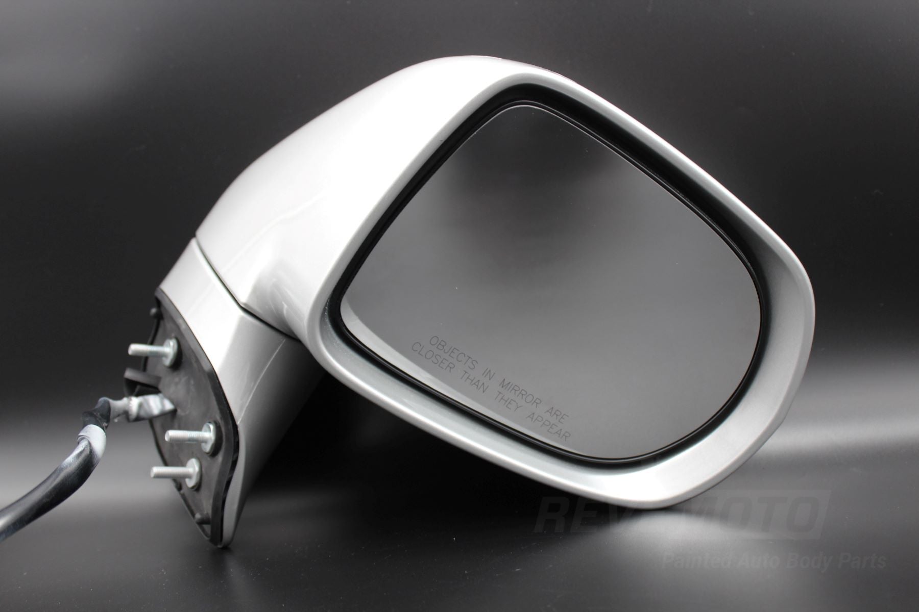 2013-2015 Lexus RX350 Right, Passenger-Side Side View Mirror Painted Platinum Silver Metallic (1J4), Japan Built WITH Power, Manual Folding, Heat, Memory, Turn Signal Light, Puddle Light - Glass