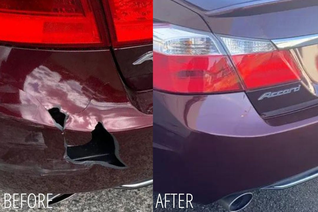 2013-2015 Honda Accord Rear Bumper Painted (Coupe/Sedan) Before and After Photos