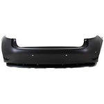 2013-2015 Lexus ES300H Rear Bumper; w/ Park Assist Sensor Holes; w/ Molding Holes; LX1100163; 5215933955