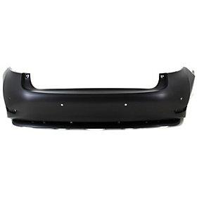 2013-2015 Lexus ES300H Rear Bumper; w/ Park Assist Sensor Holes; w/ Molding Holes; LX1100163; 5215933955