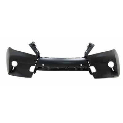 2013-2015 Lexus RX350 Front Bumper; Canada_Japan Built- w_ F-Sport Package; w_o HL Washer Holes; w_ Park Assist Sensor Holes; w_ IPAS Holes; LX1000245; 521190E920