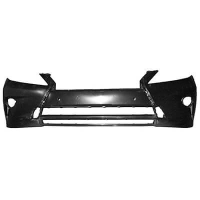 2013-2015 Lexus RX350 Front Bumper; Canada_Japan Built- w_o F-Sport Package; w_o HL Washer Holes; w_ Park Assist Sensor Holes; w_ IPAS Holes; LX1000248; 521190E916