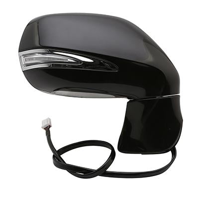 2013-2015 Lexus RX350 Mirror (Passenger Side); Canada Built- Power; Power Folding; Heated; w/ Memory; w/ Turn Signal; w/ Puddle Light; w/o Blindspot Detection; LX1321142; 879100E120C0