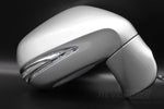 2013-2015 Lexus RX350 Right, Passenger-Side Side View Mirror Painted Platinum Silver Metallic (1J4), Japan Built WITH Power, Manual Folding, Heat, Memory, Turn Signal Light, Puddle Light - back