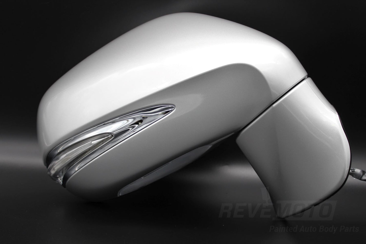 2013-2015 Lexus RX350 Right, Passenger-Side Side View Mirror Painted Platinum Silver Metallic (1J4), Japan Built WITH Power, Manual Folding, Heat, Memory, Turn Signal Light, Puddle Light - back