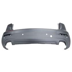 2014 Mazda CX-9 Rear Bumper Cover, With Parking Sensor Holes, Painted Meteor Gray Mica (42A)