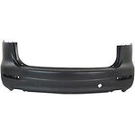 2013-2015 Mazda CX-9 Rear Bumper; w/o Park Assist Sensor Holes; Upper Primed; Lower Textured; MA1100214; TK2150221BB