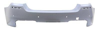 2013-2016 BMW M5 Rear Bumper; Sedan Models; w_ M-Package; w_ Park Assist Sensor Holes; w_ Park Distance Control Sensor Holes; F10; BM1100235; 51128048594
